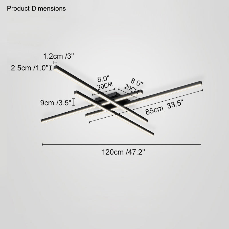 WOMO Simple Low Profile Flush Mount Ceiling Light-WM1004