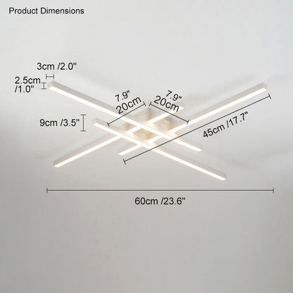 WOMO Simple Low Profile Flush Mount Ceiling Light-WM1004