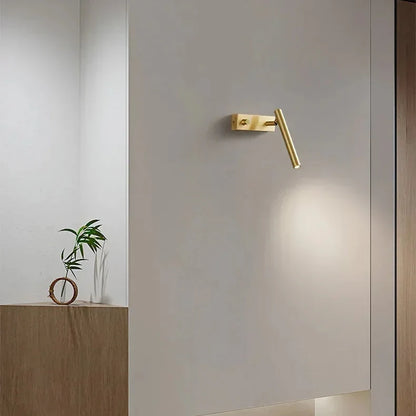 Aurex Rotatable Copper LED Wall Light