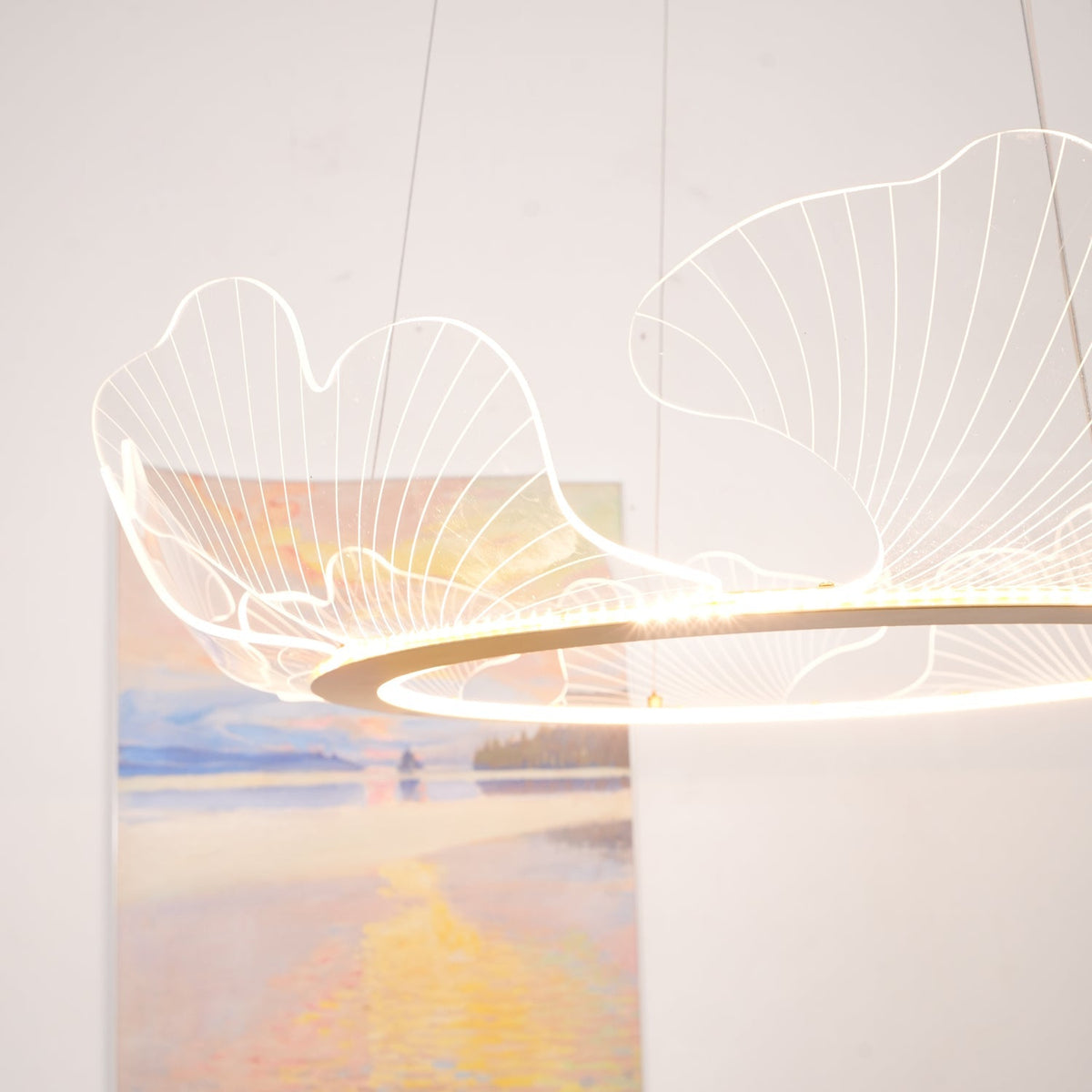 Aurora Leaf Chandelier