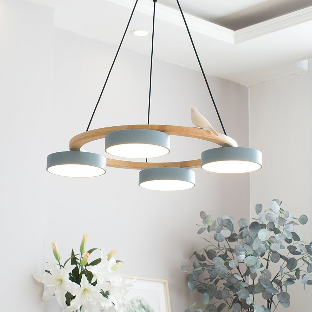 Nature Inspired Bird Chandelier