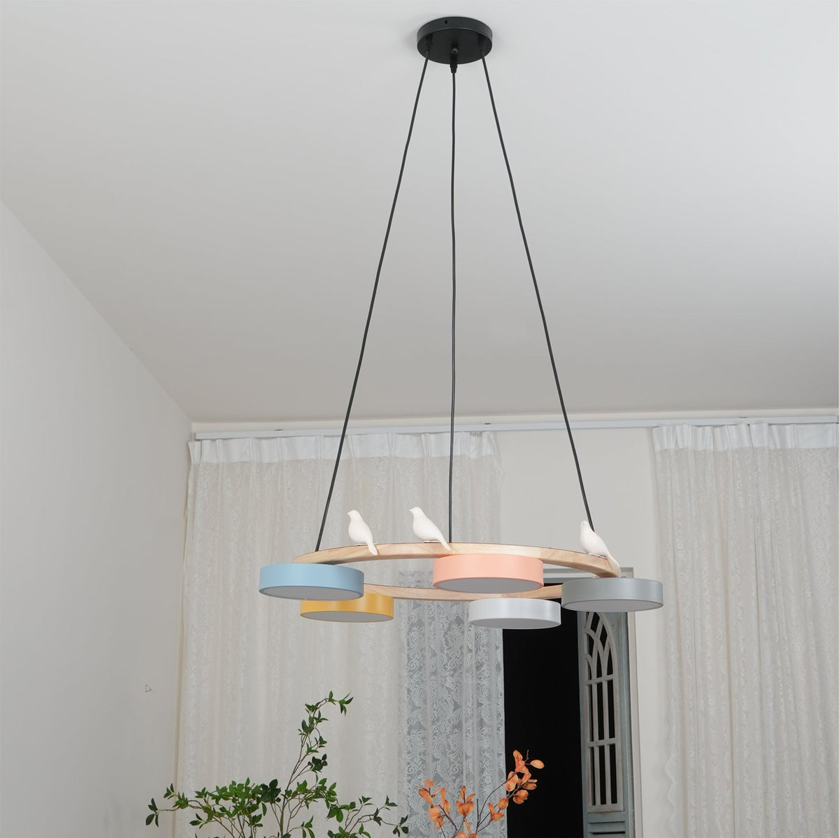 Nature Inspired Bird Chandelier