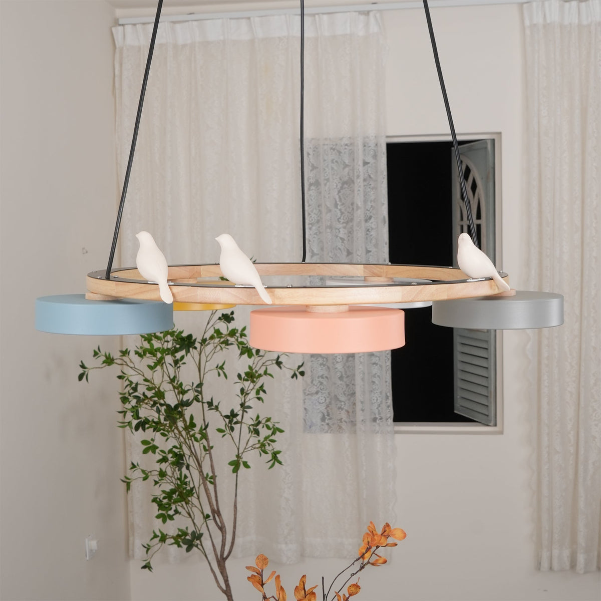 Nature Inspired Bird Chandelier