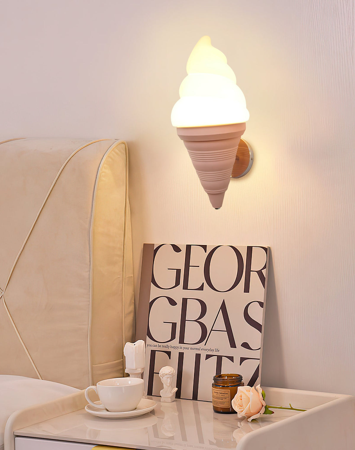 Simple Ice Cream Wall Lamp