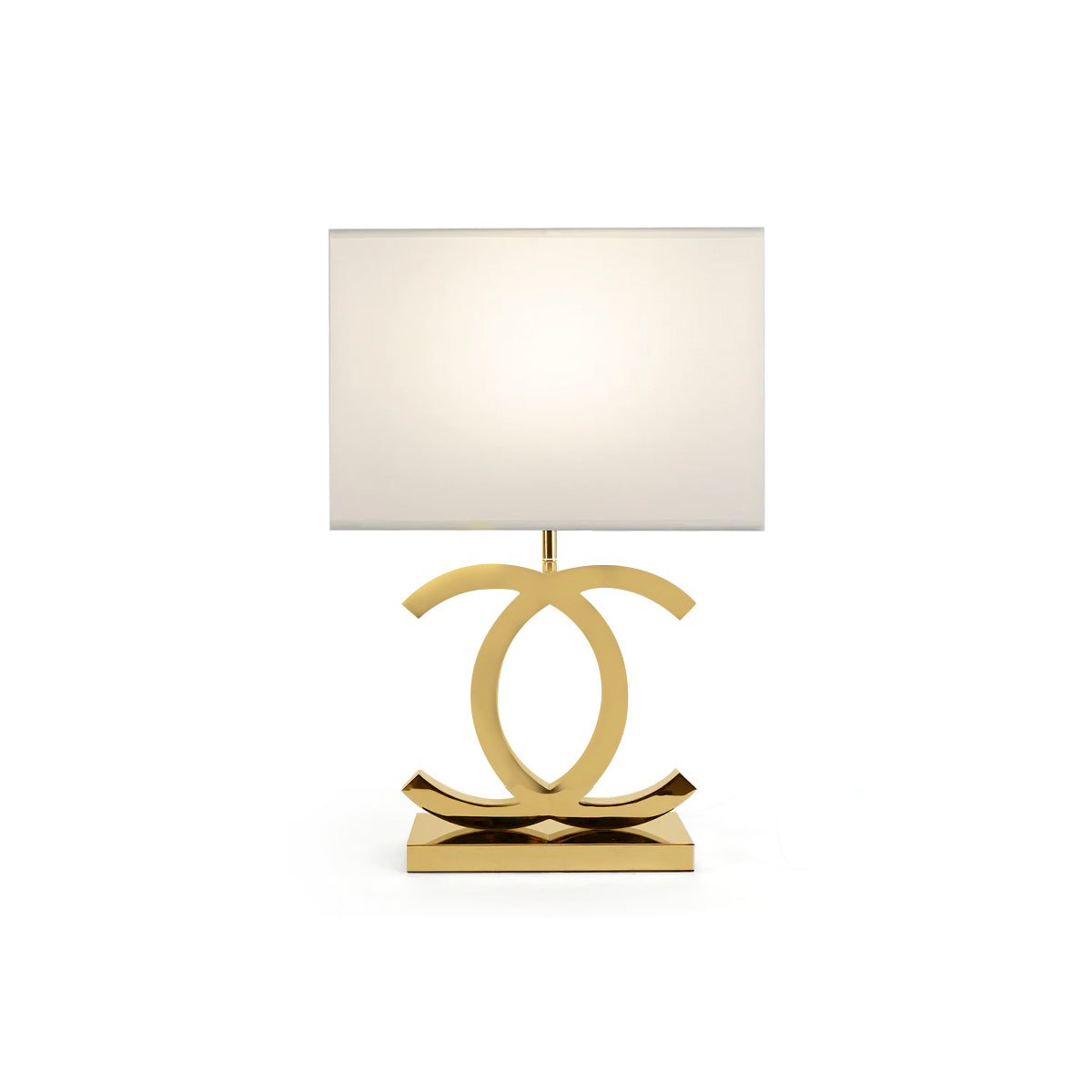 Modern Stainless Steel Table Lamp