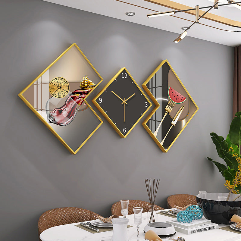 Three Piece Wall Clock Set