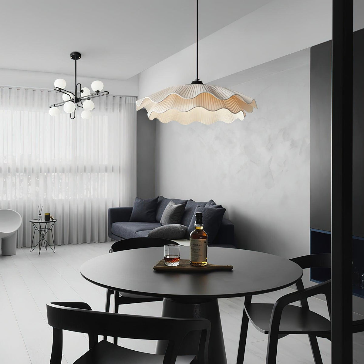 Velora Pleated Pendant Light