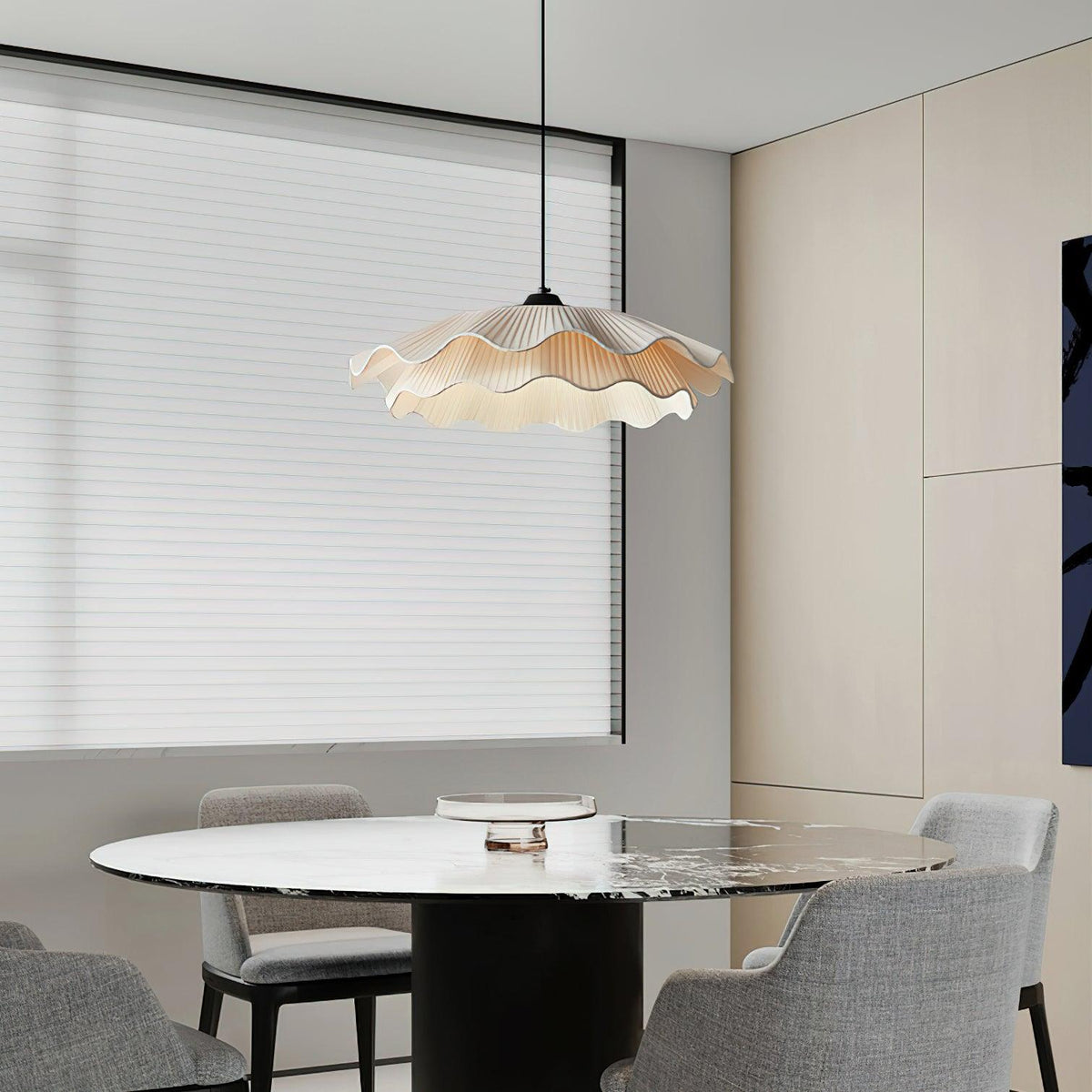 Velora Pleated Pendant Light