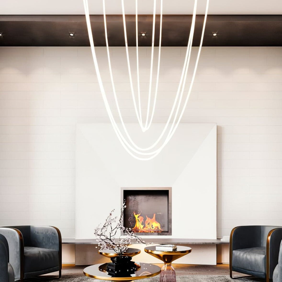 Flexible LED Pendant Ceiling Light