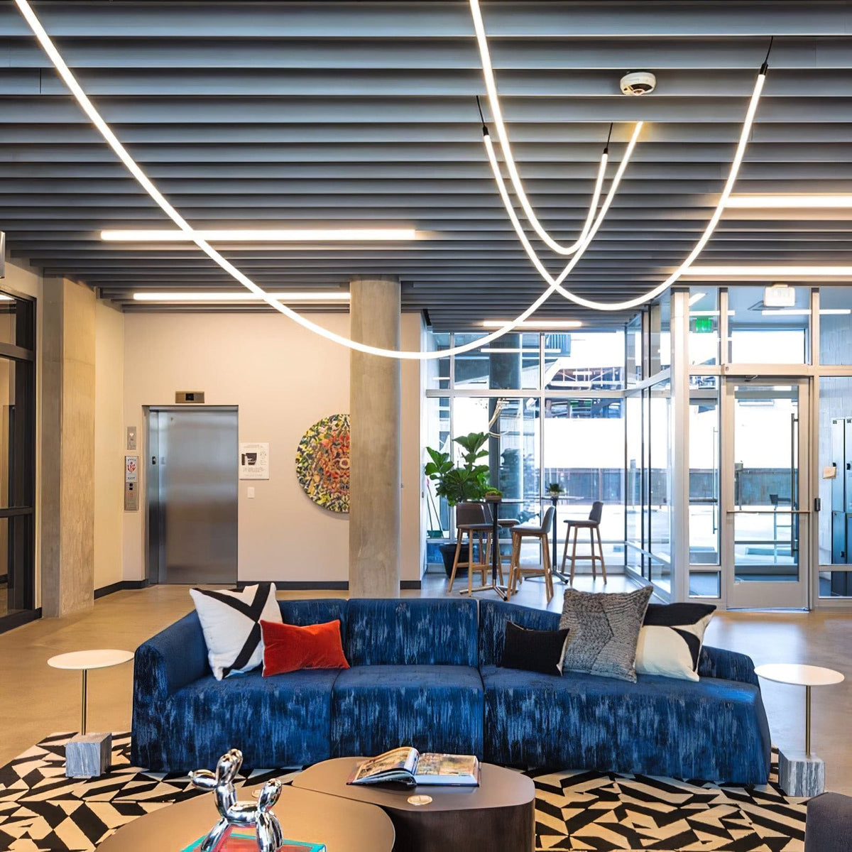 Flexible LED Pendant Ceiling Light