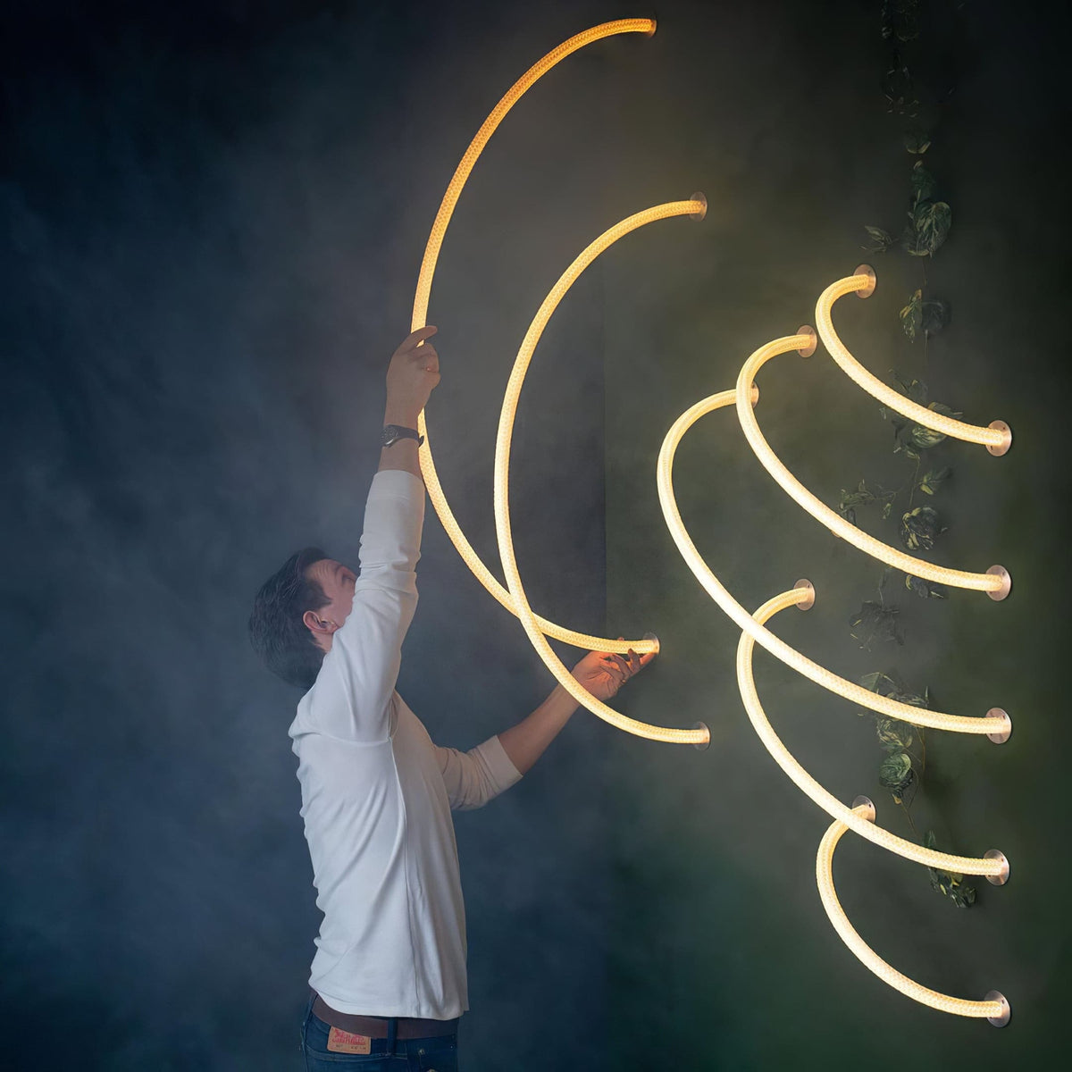 Flexible LED Pendant Ceiling Light