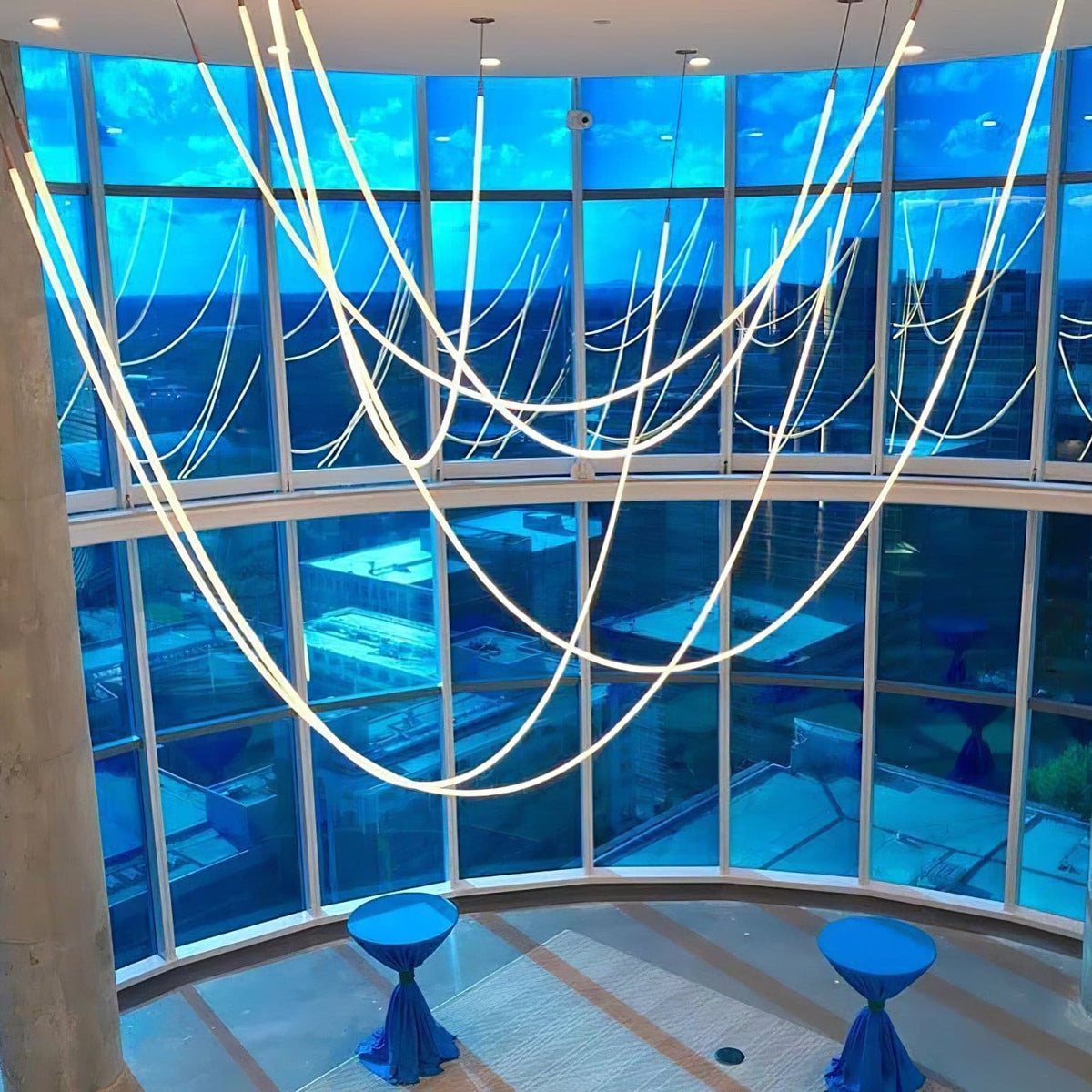 Flexible LED Pendant Ceiling Light