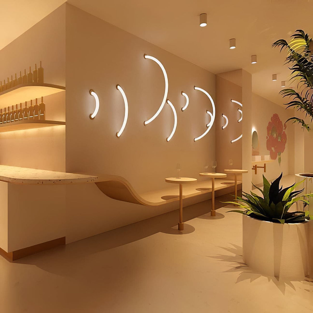 Flexible LED Pendant Ceiling Light