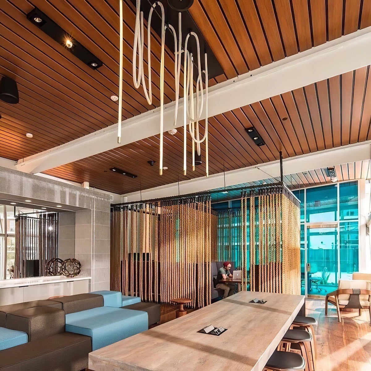 Flexible LED Pendant Ceiling Light