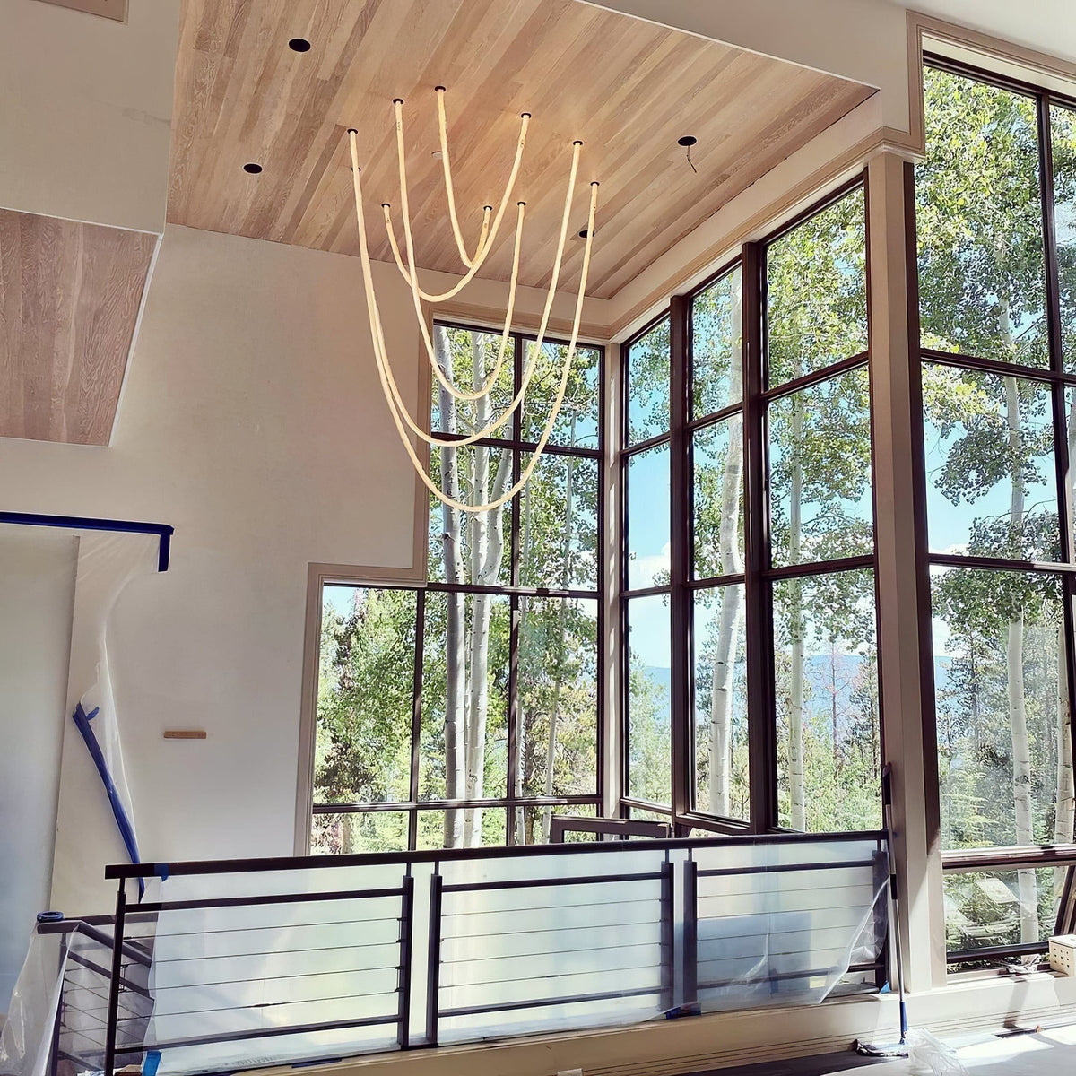 Flexible LED Pendant Ceiling Light