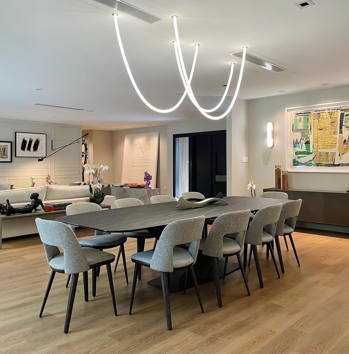 Flexible LED Pendant Ceiling Light