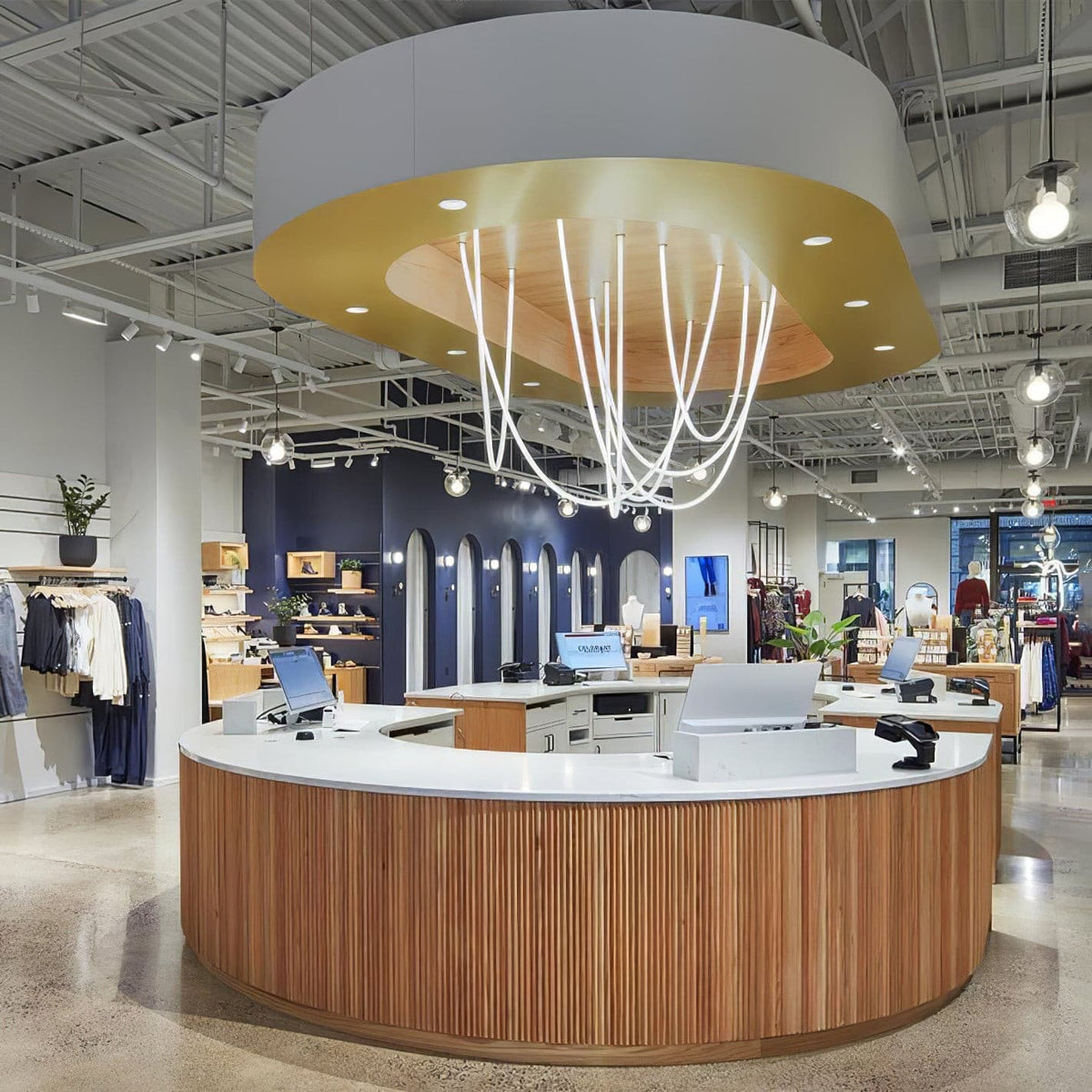 Flexible LED Pendant Ceiling Light