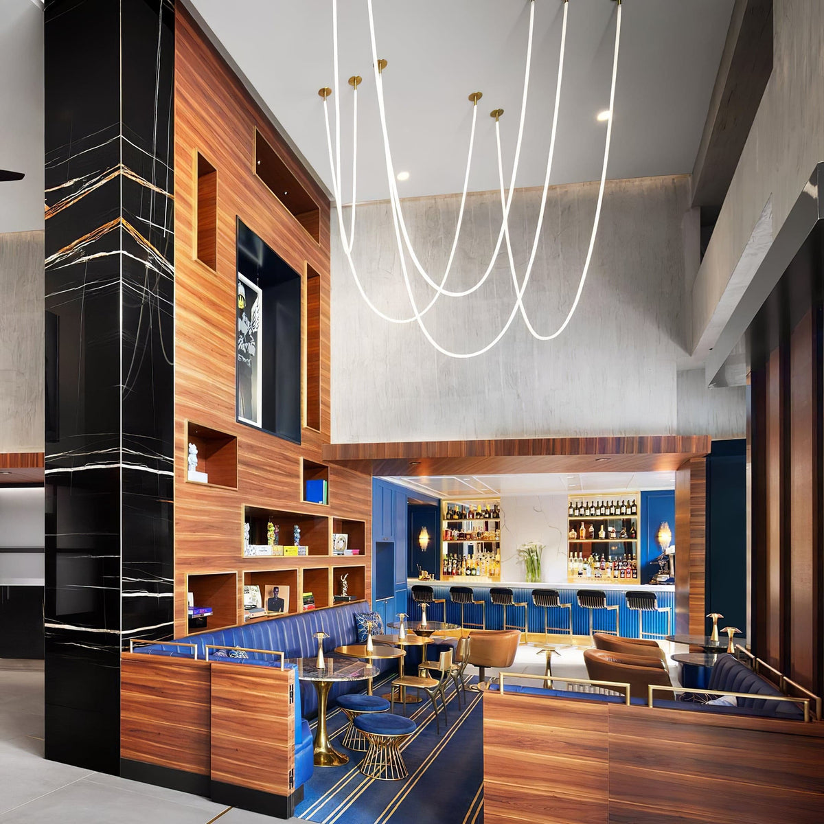Flexible LED Pendant Ceiling Light