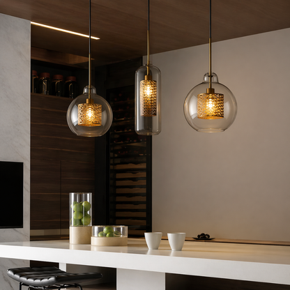 Aurum Glass Pendant Light