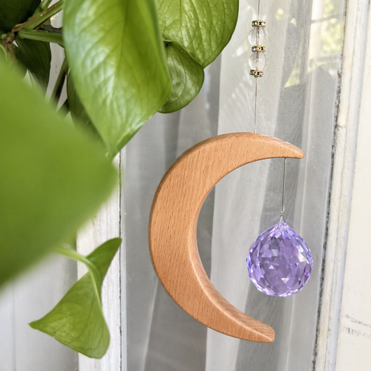 Luna Glow Crystal Suncatcher