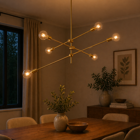 Circa Brass Chandelier
