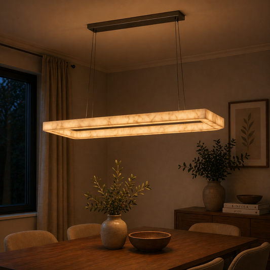 Marble Frame Chandelier