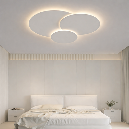 WOMO Round Flat Flush Mount Ceiling Light-WM1085