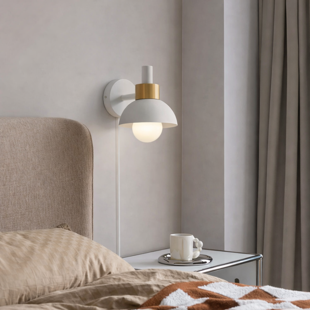 Contemporary Plug In Wall Light
