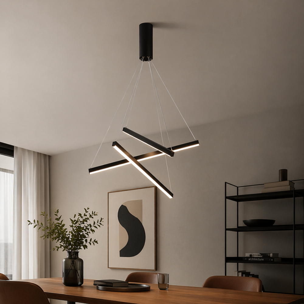 Linear Sticks LED Chandelier