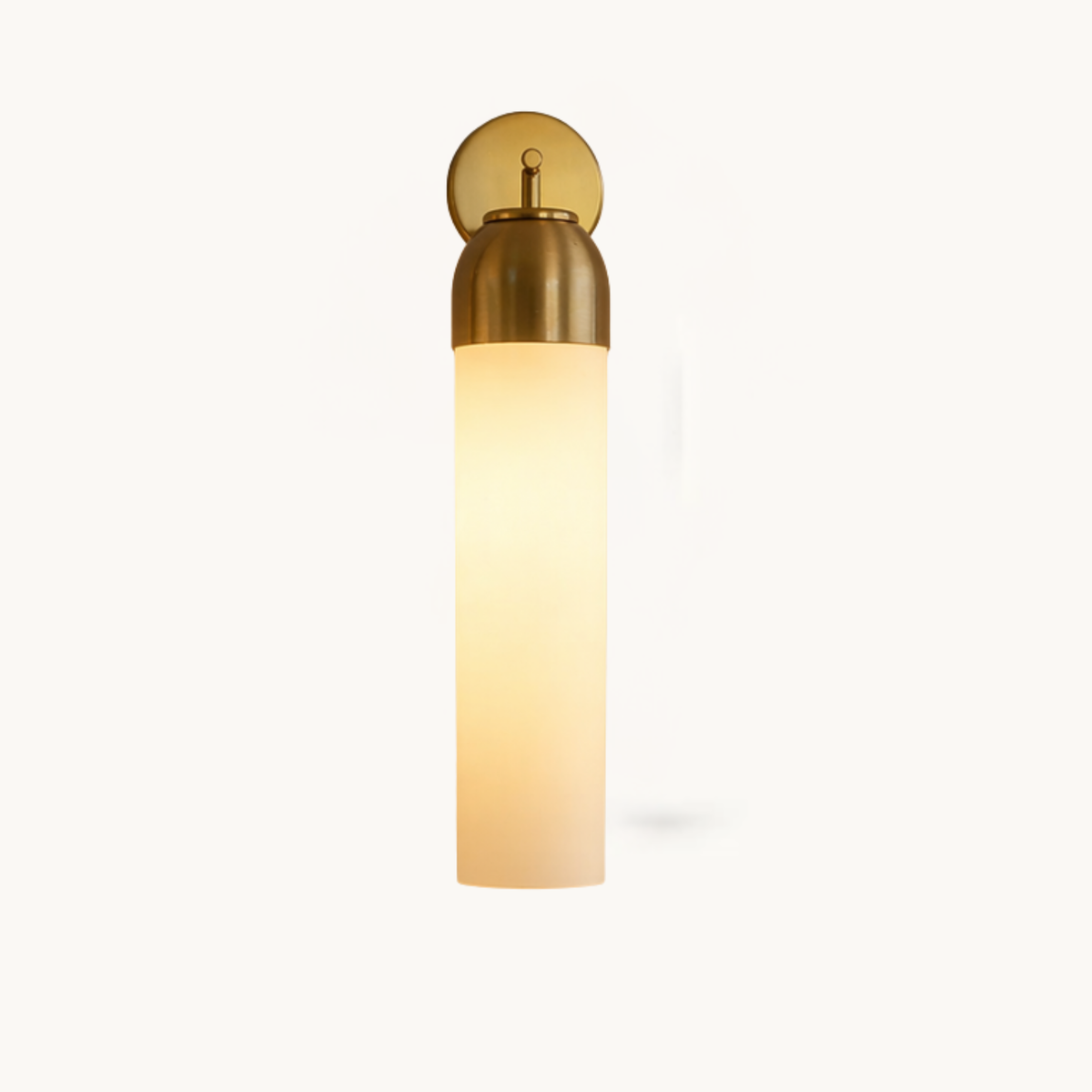Glass Cylinder Wall Light