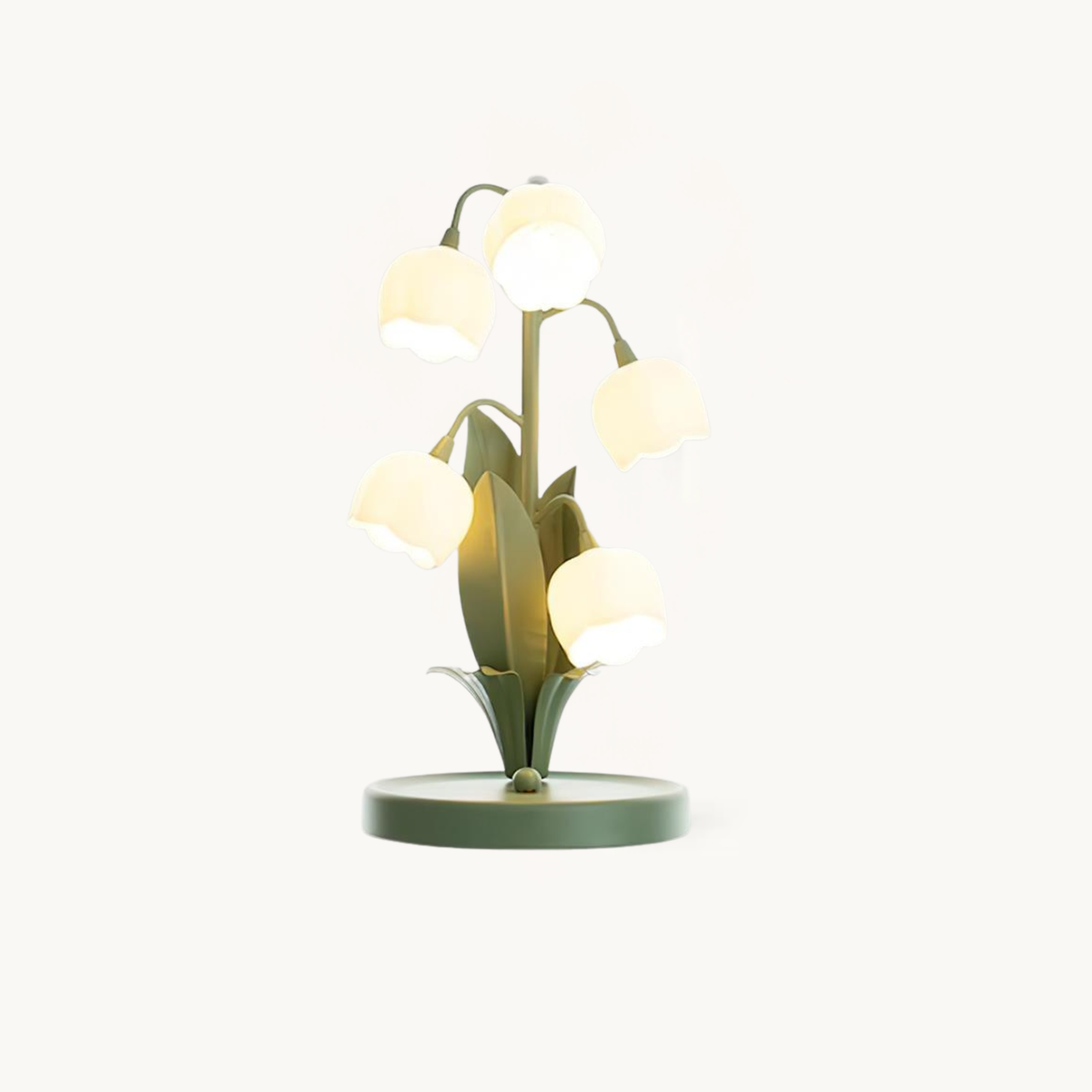 Green Lily Table Lamp