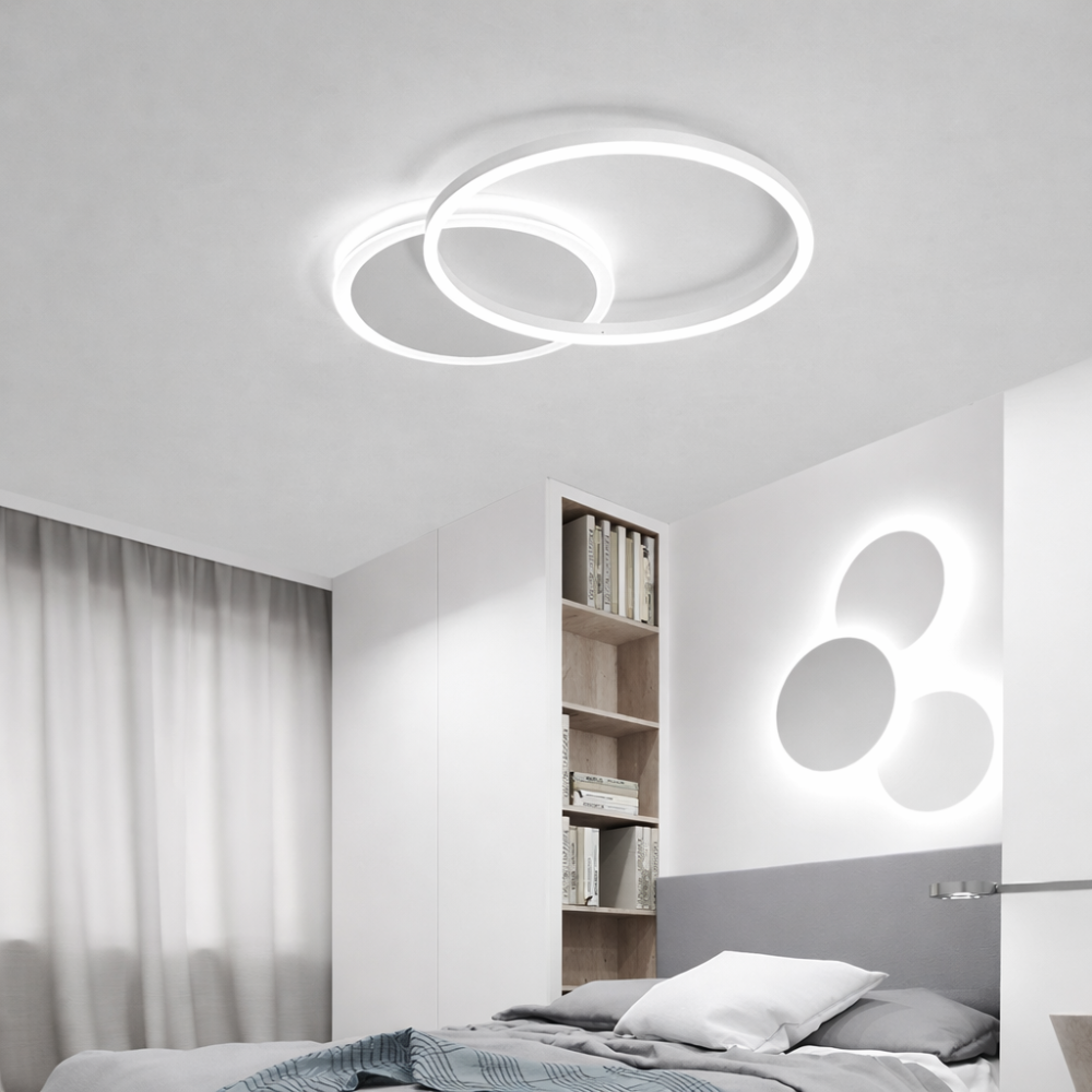 WOMO Circular LED Flush Mount Ceiling Light-WM1032