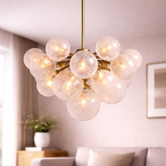 Luminous Globe Cluster Chandelier