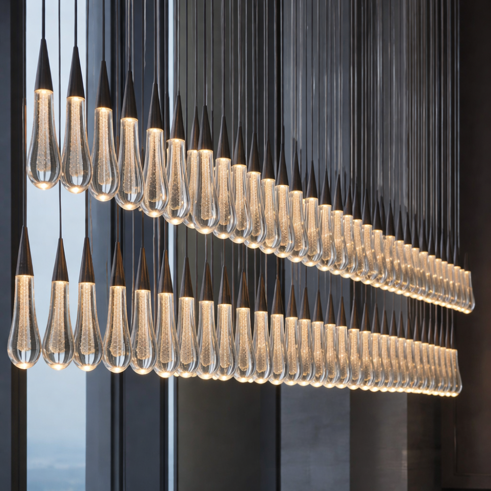 Soltaire Raindrop LED Chandelier