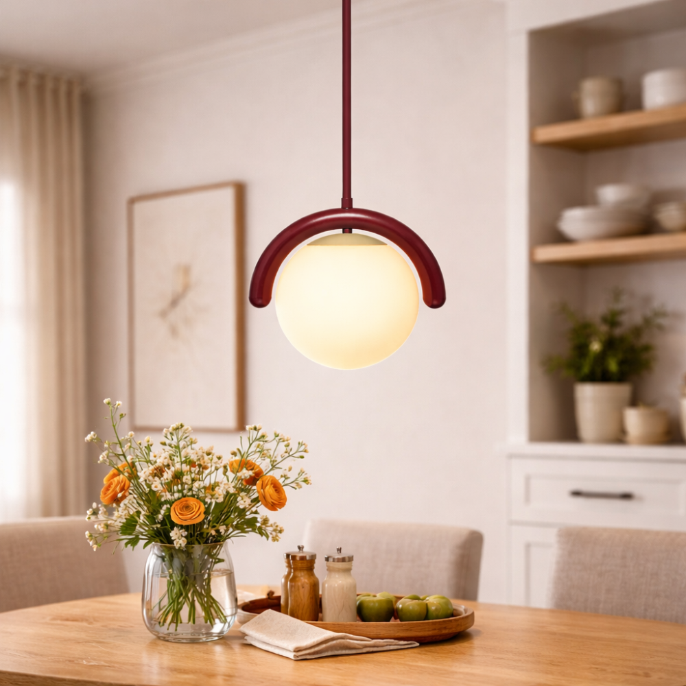 Wavy Linear Glass Chandelier