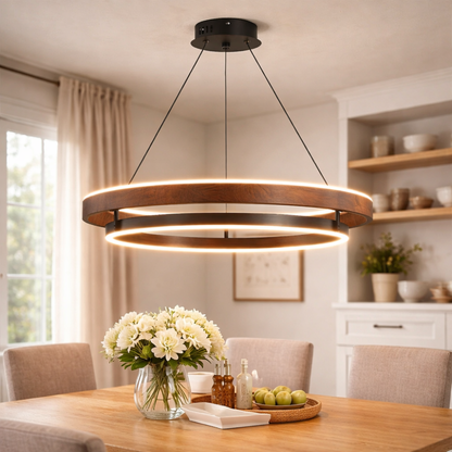 Double Ring LED Chandelier