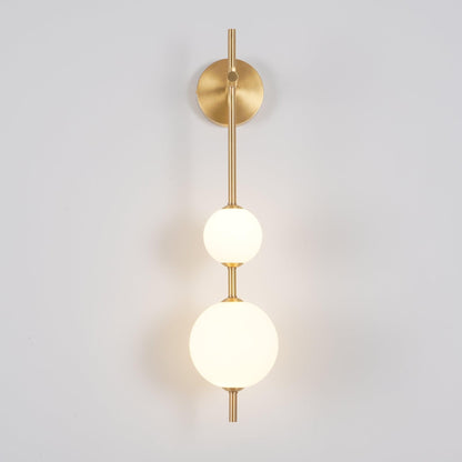 Vertical Sphere Wall Lamp