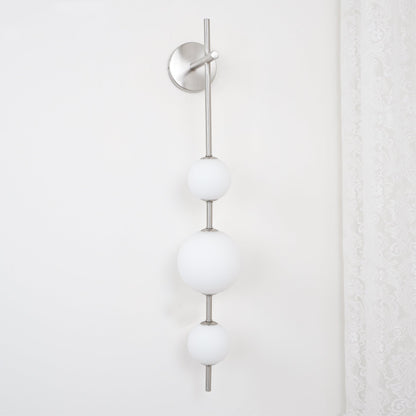 Vertical Sphere Wall Lamp