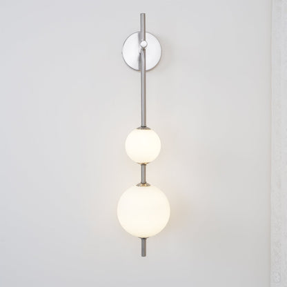 Vertical Sphere Wall Lamp