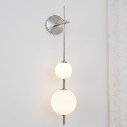 Vertical Sphere Wall Lamp