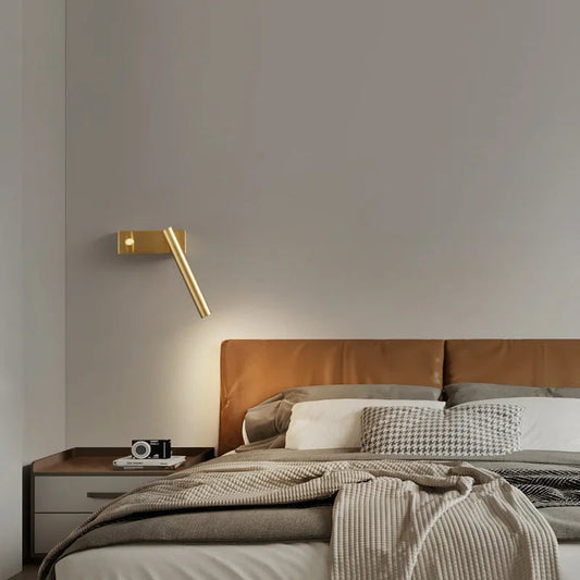 Aurex Rotatable Copper LED Wall Light