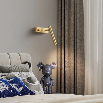 Aurex Rotatable Copper LED Wall Light