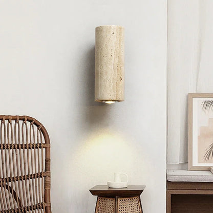 Travino Wabi Sabi Travertine Marble Wall Light
