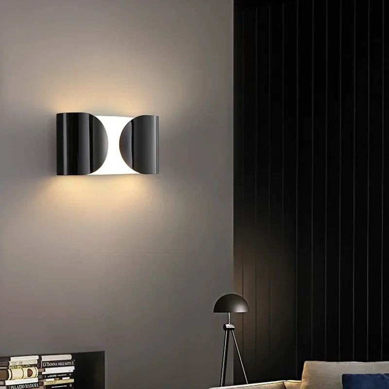 Lunara Modern Chrome LED Wall Light