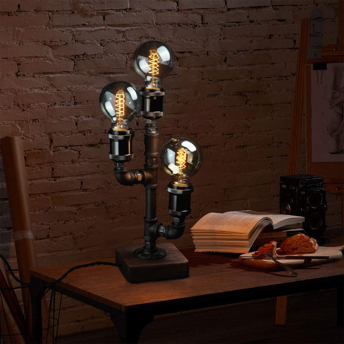 Rustora Edison Table Lamp