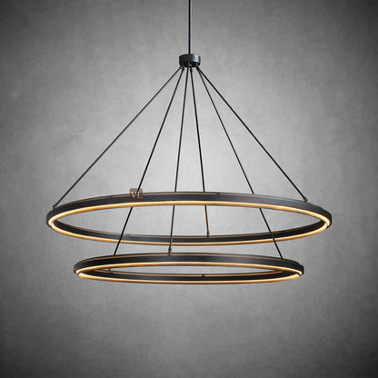 Halo LED Ring Chandelier