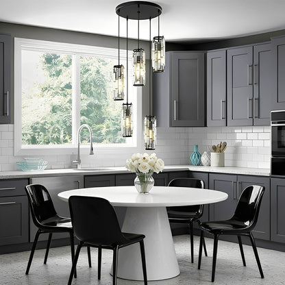 Creative Iron Crystal Glass Chandelier Pendant Lights Ceiling Lamp