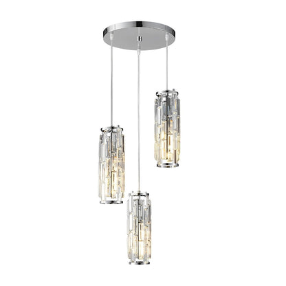 Creative Iron Crystal Glass Chandelier Pendant Lights Ceiling Lamp