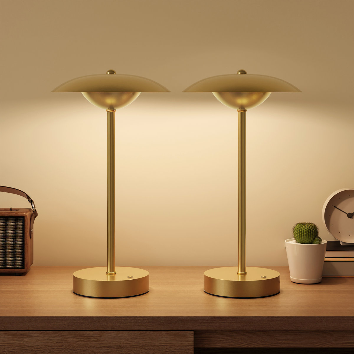 14''Modern Cordless Table Lamp
