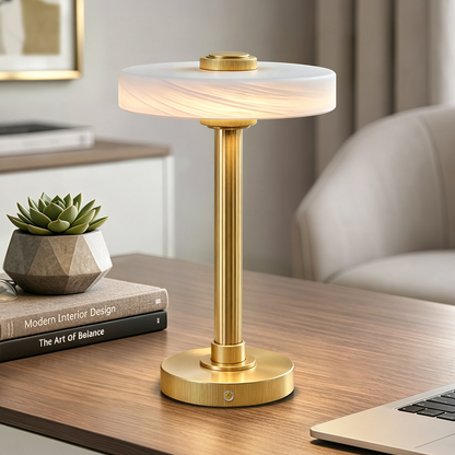 12" Modern Metal LED Table Lamp
